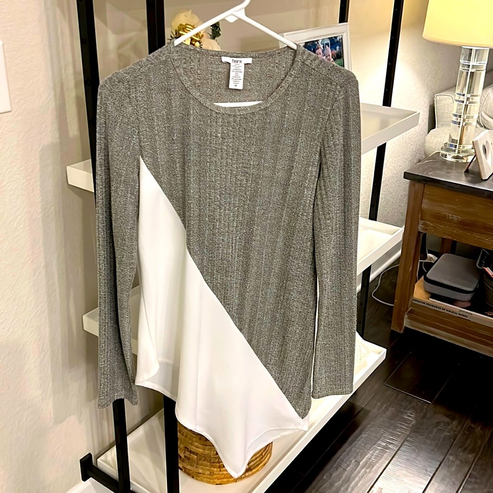 Bar III rayon and spandex tunic top